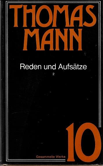 Mann, Reden und Aufsätze.