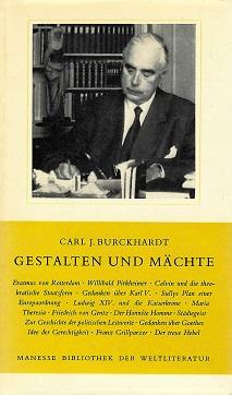 Burckhardt, Gestalten und Mächte.