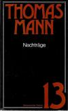 Mann, Nachträge