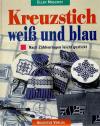 Moschitz, Kreuzstich weiss und blau